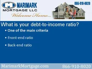 Know your debt-to-income ratio, and how it affects your ability to qualify for a home mortgage.