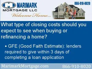 What type of closing costs should you expect to see when buying or refinancing a home